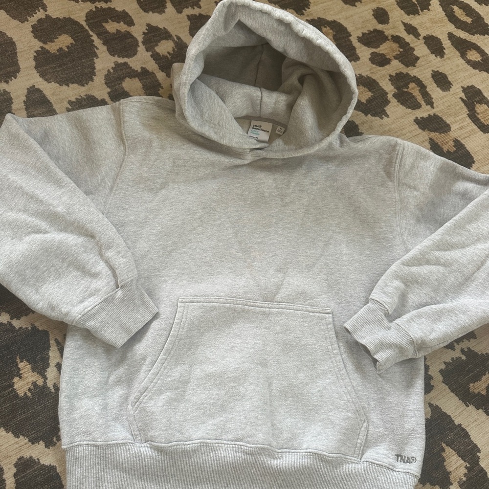 TNA Light Gray Hoodie Sweater